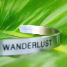 Load image into Gallery viewer, Mantra band for men - Wanderlust - Vagabond Life