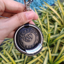 Load image into Gallery viewer, Black Leather Keychain
