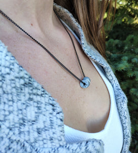 Twisted Gunmetal Necklace