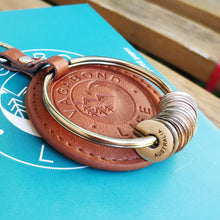 Load image into Gallery viewer, Brown Vegan Key Chain