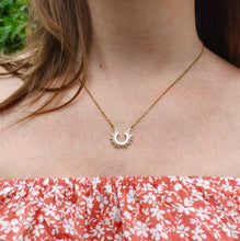 Load image into Gallery viewer, Sun Charm Necklace