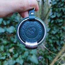 Load image into Gallery viewer, Forest Green Vegan Key Chain