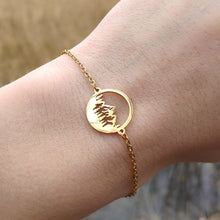 Load image into Gallery viewer, Mountain Necklace & Bracelet Set