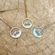 Load image into Gallery viewer, Mountain Necklace & Bracelet Set