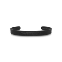 Load image into Gallery viewer, Mantra band for men - Wanderlust - Matte Black - Travel Gift - Vagabond Life