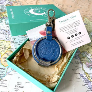 NEW - Ocean Blue Vegan Keychain