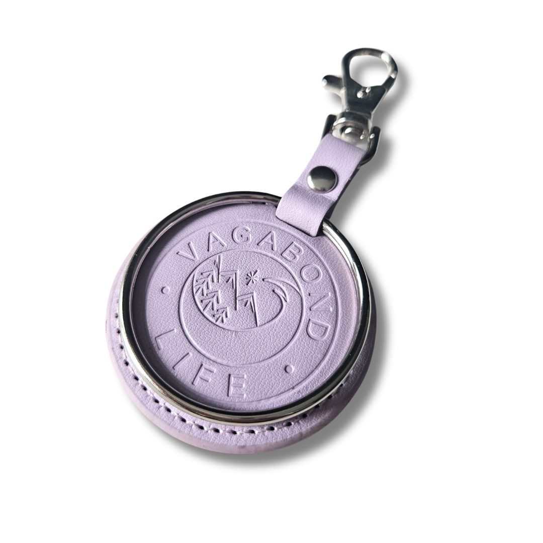 Ocean Blue Vegan Travel Keychain, Collect Your Travels, Gift For