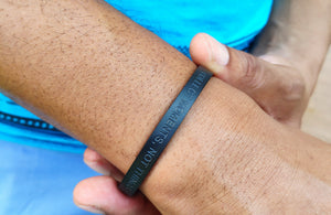 Mantra quote bracelet for men - Collect moments not things - Travel Gift - Vagabond Life