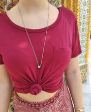 Load image into Gallery viewer, Twisted Silver Necklace