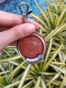 Brown Vegan Key Chain