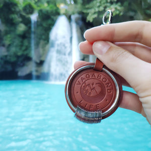 Brown Vegan Keychain