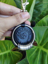 Load image into Gallery viewer, Black Vegan Key Chain