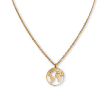 Load image into Gallery viewer, World Map Necklace