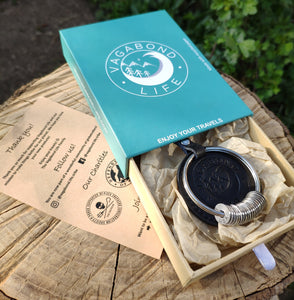 Black Vegan Key Chain