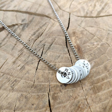 Load image into Gallery viewer, Twisted Silver Necklace