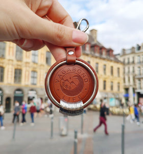 Brown Vegan Key Chain