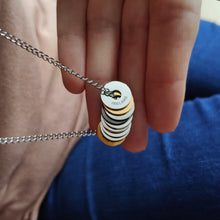 Load image into Gallery viewer, Twisted Silver Necklace