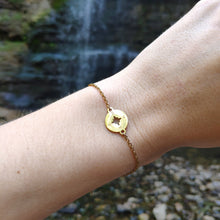 Load image into Gallery viewer, Compass Necklace &amp; Bracelet Set