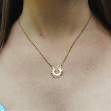 Load image into Gallery viewer, Sun Charm Necklace