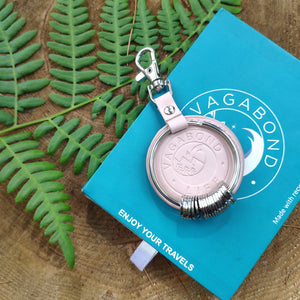 Pink Vegan Keychain