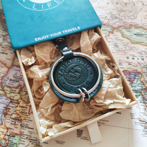 Forest Green Vegan Key Chain