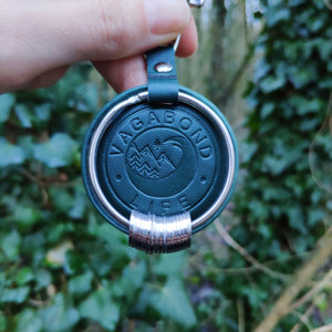 Forest Green Vegan Keychain