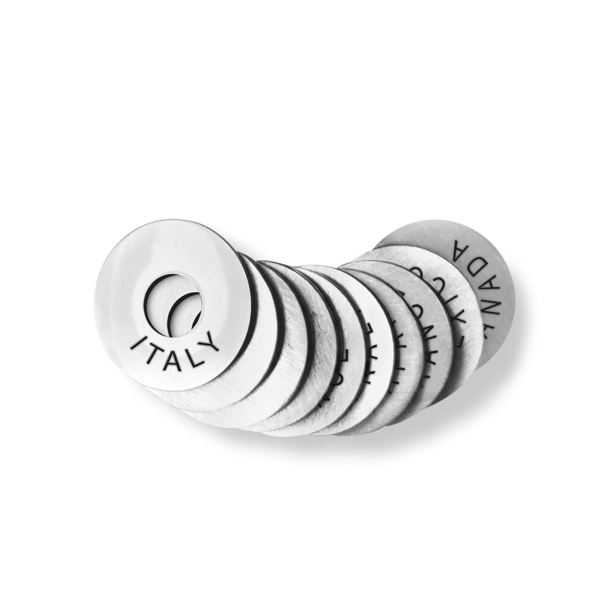 Collect Your Travel Memories - Engraved Country Rings - Travel Gift ...