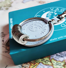 Load image into Gallery viewer, Icy Blue Vegan Keychain